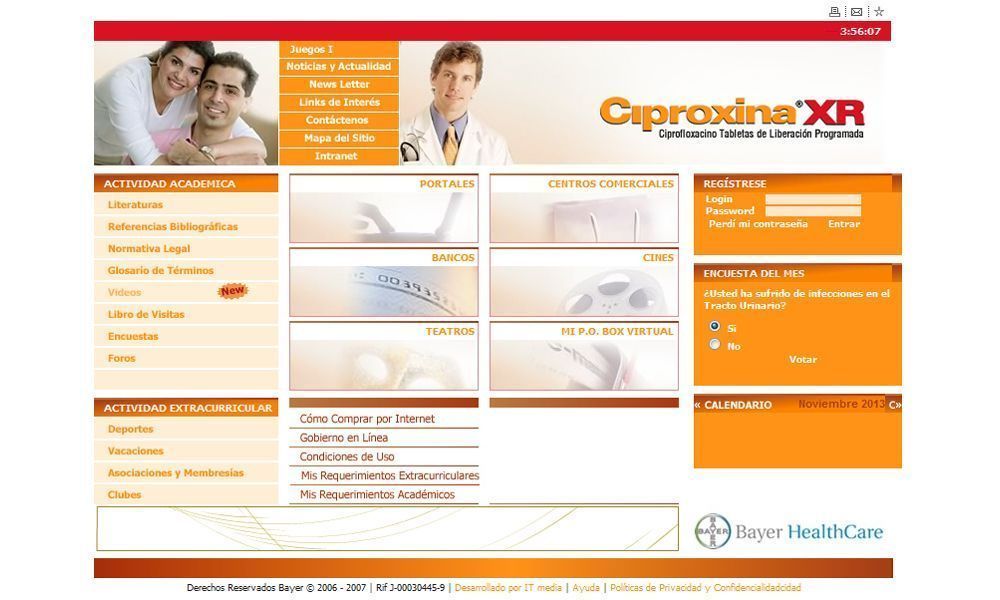 Ciproxina (Bayer)